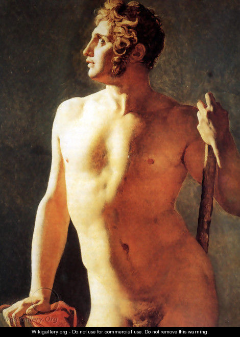 Study of a Male Nude - Jean Auguste Dominique Ingres