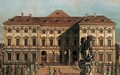 The Liechtenstein Garden Palace, garden side (detail) - (Giovanni Antonio Canal) Canaletto