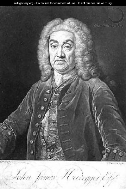 Portrait of John James Heidegger 1666-1749 - Jean Baptiste van Loo