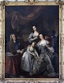 Richard Boyle 3rd Earl of Burlington and 4th Earl of Cork with his wife 0orothy Savile and their daughters - Jean Baptiste van Loo