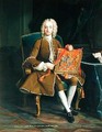 John Hervey Baron Hervey of Ickworth 1696-1743 Holding the Purse of Office as Lord Privy Seal 1741 - Jean Baptiste van Loo