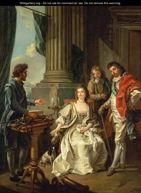 Electrical Experiment one of a series 2 - Louis Michel van Loo