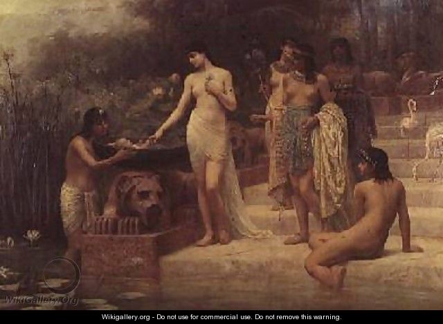 Pharaohs Daughter - The Finding of Moses 1886 - Edwin Longsden Long