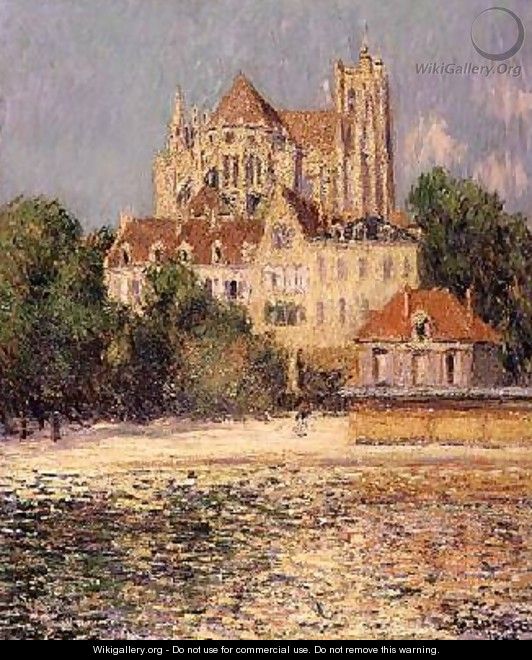 Auxerre Cathedral 1908 - Gustave Loiseau
