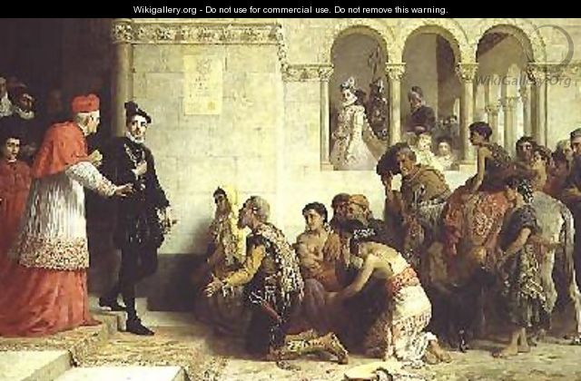 The Supplicants The Expulsion of the Gypsies from Spain 1872 - Edwin Longsden Long