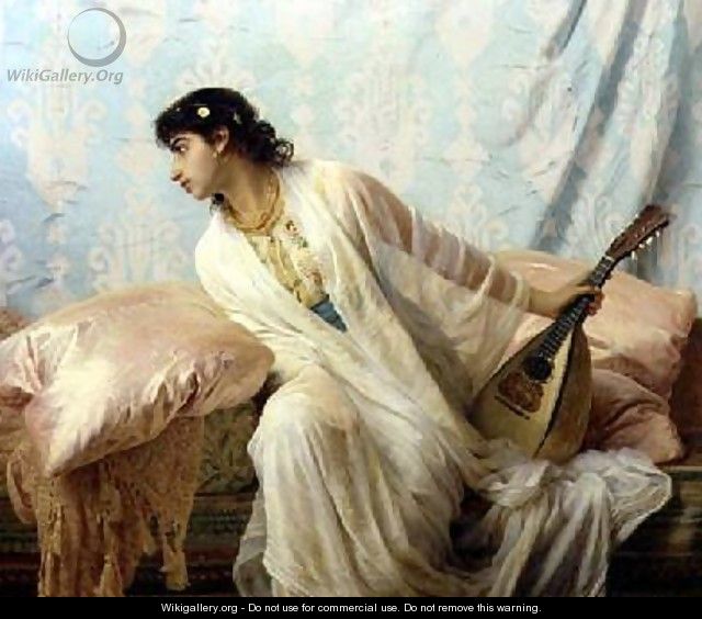 Then to her listening ear responsive chords of music came familiar sweet and low - Edwin Longsden Long