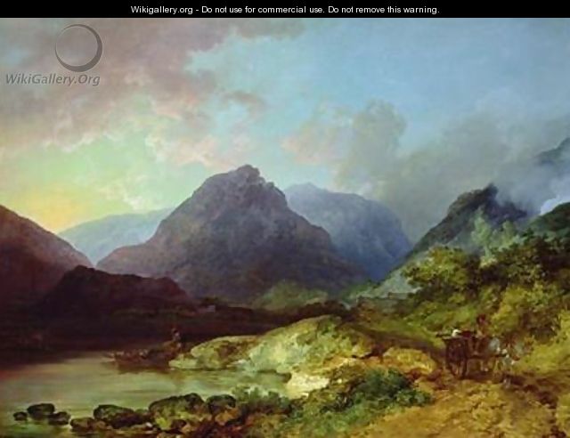 Landscape in the Lake District - Philip Jacques de Loutherbourg