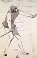Costume design for an Acrobat in Benvenuto Cellini by Hector Berlioz - Paul Lormier