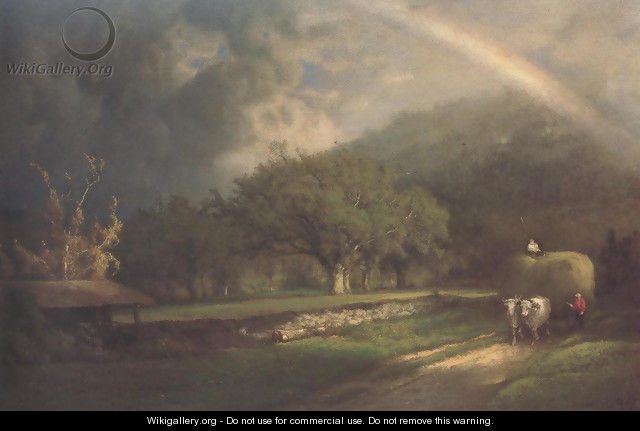 The Rainbow In The Berkshire Hills 1869 - George Inness