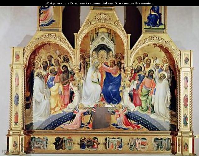The Coronation of the Virgin - Fra (Guido di Pietro) Angelico