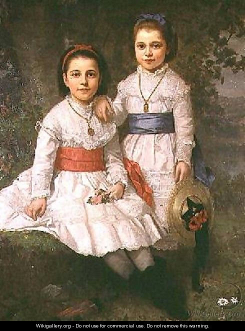 Fanny Fredericka Dyckman and Mary Alice Dyckman - Henry Augustus Loop