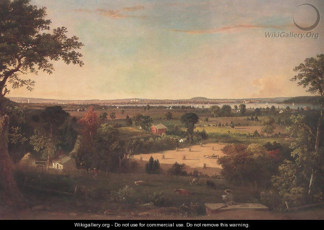View Of The City Of Washington From The Virginia Shore 1856 - William MacLeod