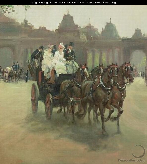 Carriages at Hyde Park - Albert Ludovici