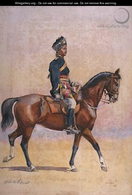 Soldier of the 12th Cavalry Jemadar Dogra - Alfred Crowdy Lovett