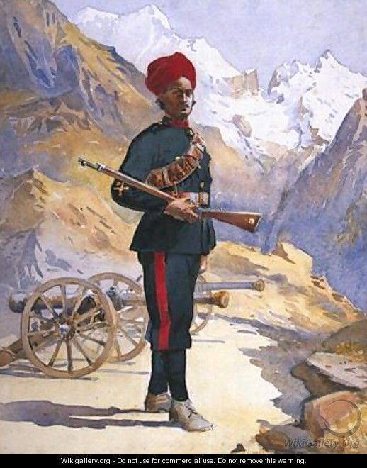 Gunner of the Mountain Battery Punjabi Musalman - Alfred Crowdy Lovett