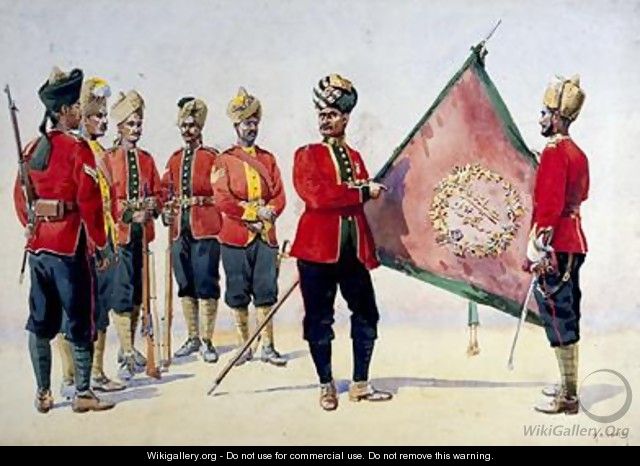 Soldiers of the Carnatic Infantry - Alfred Crowdy Lovett