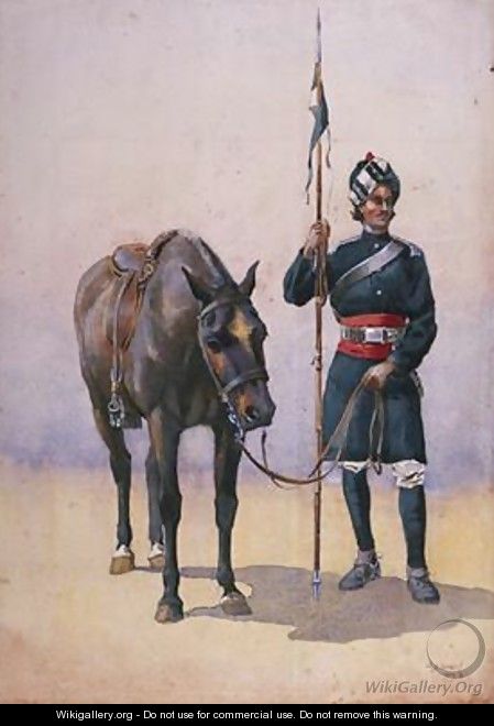 Soldier of the 19th Lancers Fanes Horse Punjabi Musalman - Alfred Crowdy Lovett