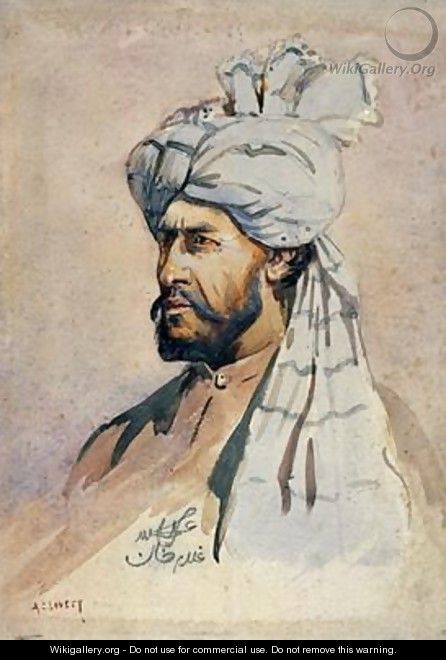 Soldier of the Kurram Militia out of uniform - Alfred Crowdy Lovett