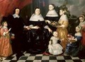 Group Portrait said to be the Kuysten Family - Isaac Luttichuys