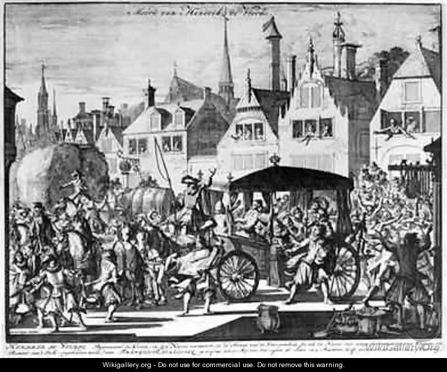 The Assassination of Henri IV 1553-1610 14th May 1610 by Francois Ravaillac - Jan Luyken