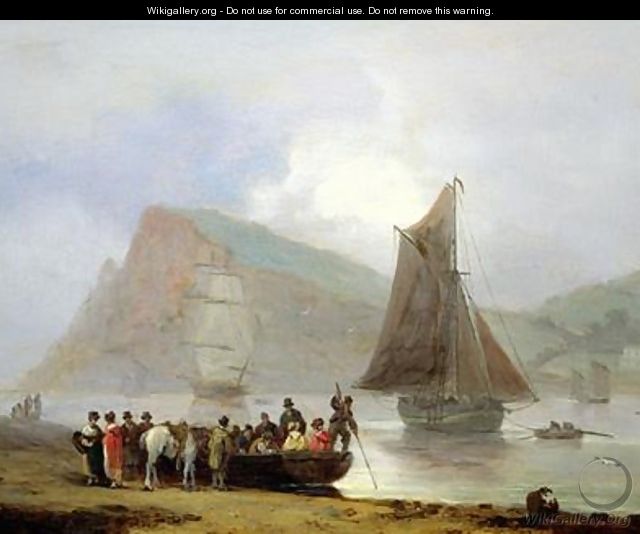 Boarding the Ferry at Teignmouth 1821 - Thomas Luny