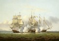 HMS Gore in Action With the French Brigs Palinure and Pilade 2 - Thomas Luny