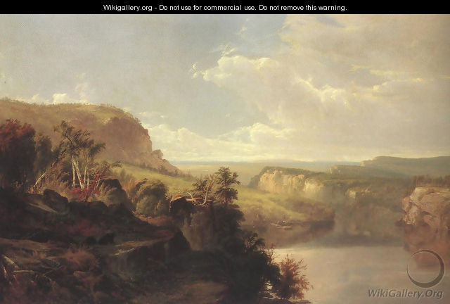Lake Among The Hills(Lake Mohonk) 1858 - William M. Hart