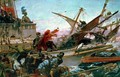 The Naval Battle of Lepanto waged by Don John of Austria - Juan Luna y Novicio