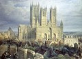 Lincoln Cathedral from the North West 1850 - Frederick Mackenzie