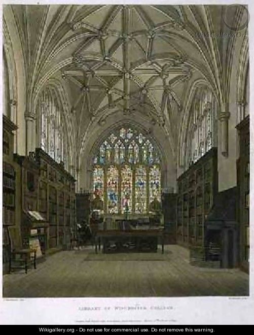 Library of Winchester College - Frederick Mackenzie