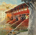 Ponte degli Alpini Bassano del Grappa 1910 - Charles Hodge Mackie