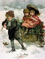Gathering Holly Victorian card - Lizzie (nee Lawson) Mack