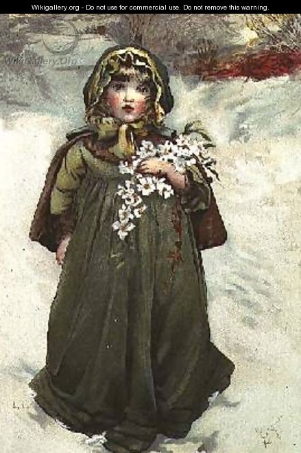 Frontispiece from Christmas Roses 1880 - Lizzie (nee Lawson) Mack