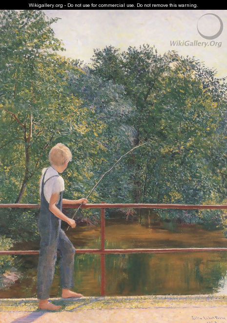 Boy Fishing 1929 - Lilla Calbot Perry