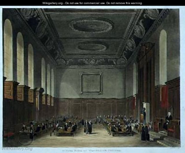 School Room of Winchester College - Frederick Mackenzie