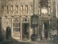 The Screen of Abbot Islips Chapel and the Entrance to the Chapel of St Erasmus - Frederick Mackenzie