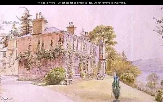 Brantwood Cumbria home of John Ruskin 1880 - Alexander Macdonald