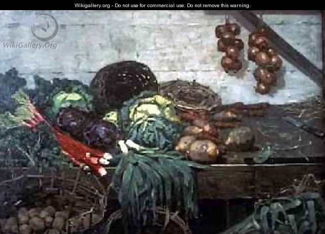 Vegetable Stall 1884 - William York MacGregor