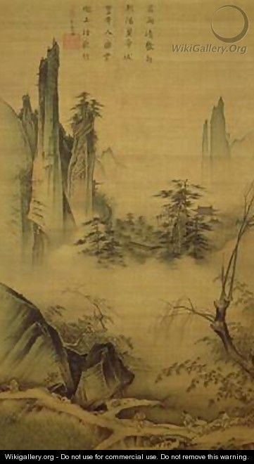 Willows and distant mountains Song Dynasty - Yuan Ma