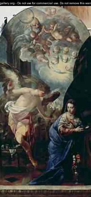 The Annunciation - Francesco Maffei