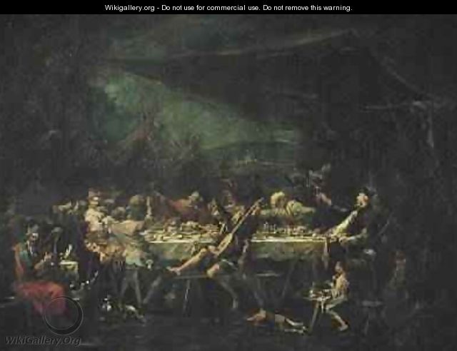 Bohemian Wedding Banquet 1730-35 - Alessandro Magnasco