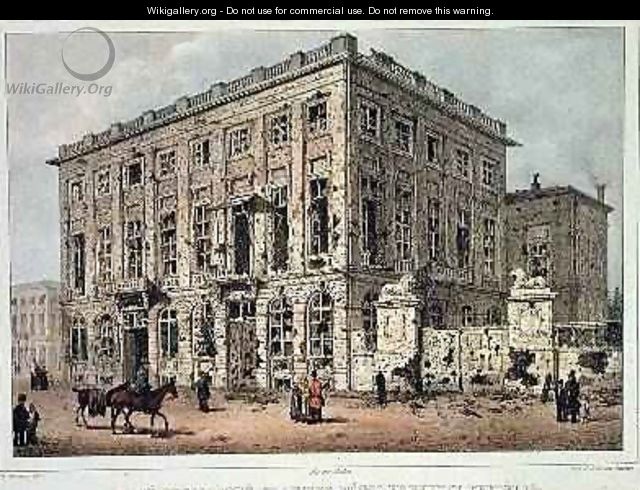 The Cafe Amitie and the Old Hotel du Prince Frederic - Jean-Baptiste Madou