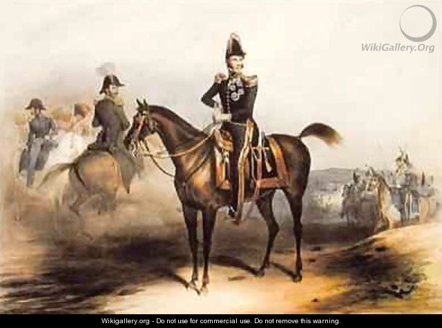 Equestrian Portrait of Leopold I 1790-1865 King of Belgium 1832 - Jean-Baptiste Madou