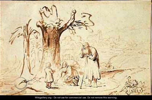 Elijah and the Widow of Zarephath - Nicolaes Maes