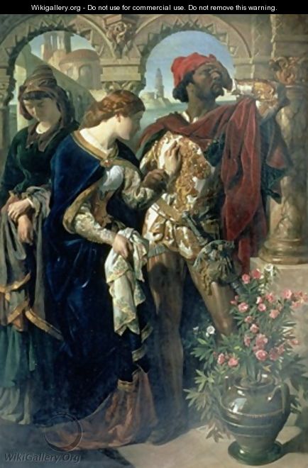 Othello Desdemona and Emilia 1867 - Daniel Maclise
