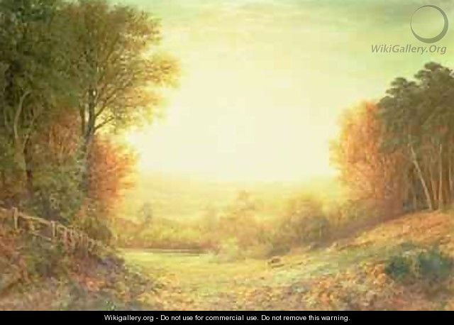 On Hampstead Heath in 1862 or When the Sun in Splendour Fades 1862 - John MacWhirter