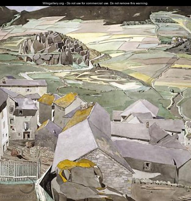The Village of La Lagonne - Charles Rennie Mackintosh