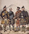 Four Gentlemen in Highland Dress 1869 - Kenneth Macleay