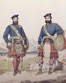 Two men in Highland dress - Kenneth Macleay