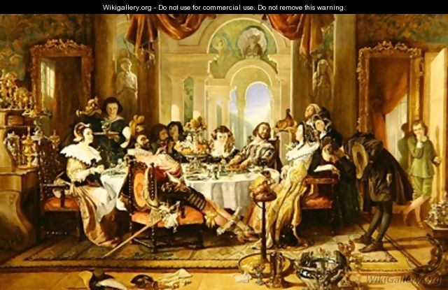 The Authors Introduction to the Players - Daniel Maclise